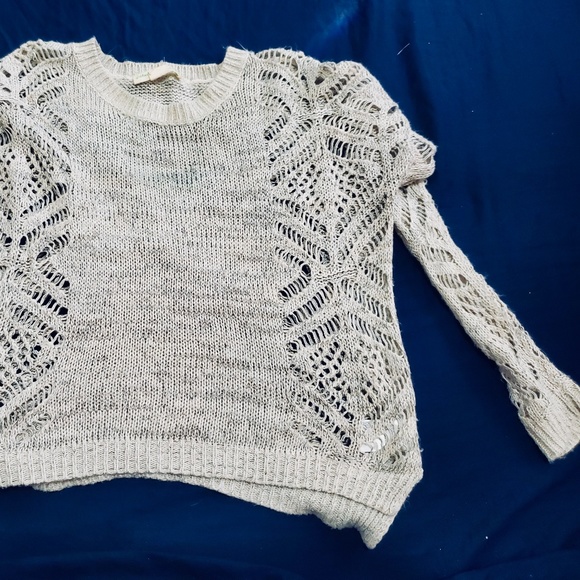 Free Flowing Tan Sweater - Picture 2 of 3